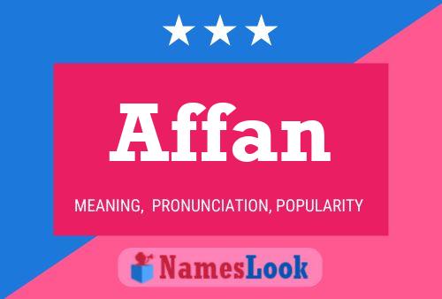 Постер имени Affan