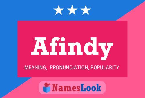 Постер имени Afindy