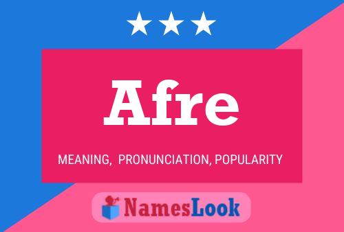 Постер имени Afre