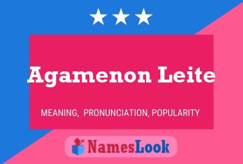 Постер имени Agamenon Leite