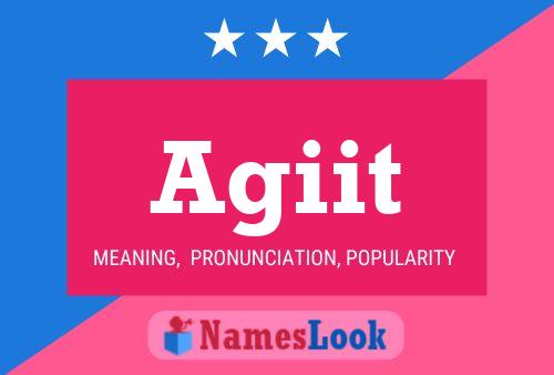 Постер имени Agiit