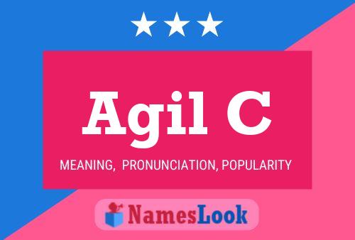 Постер имени Agil C