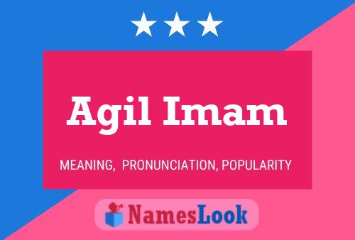 Постер имени Agil Imam