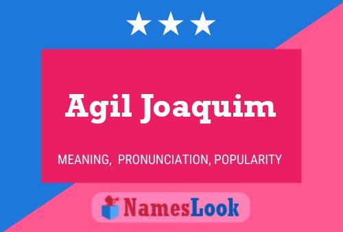 Постер имени Agil Joaquim