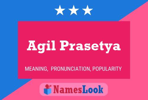 Постер имени Agil Prasetya