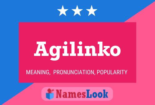 Постер имени Agilinko