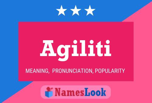 Постер имени Agiliti