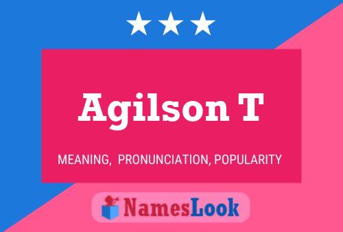 Постер имени Agilson T