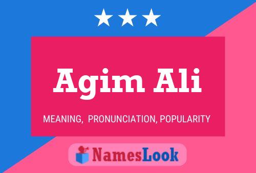 Постер имени Agim Ali