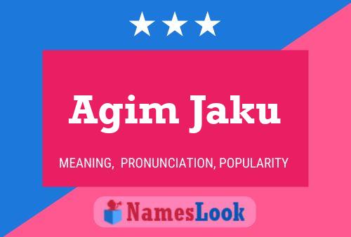 Постер имени Agim Jaku