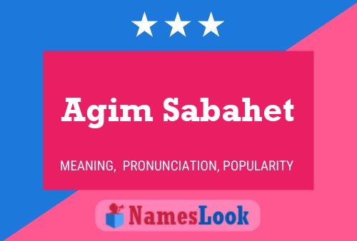 Постер имени Agim Sabahet