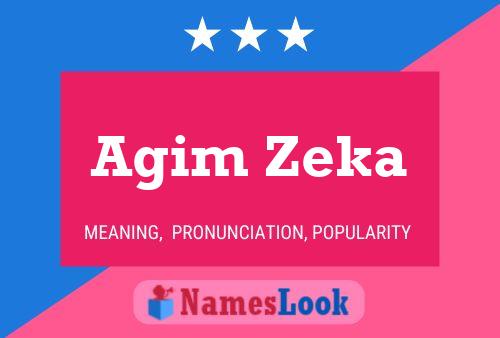 Постер имени Agim Zeka