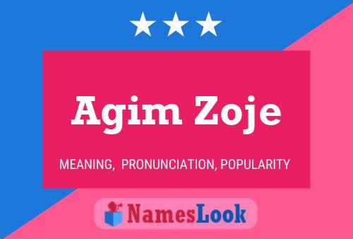 Постер имени Agim Zoje