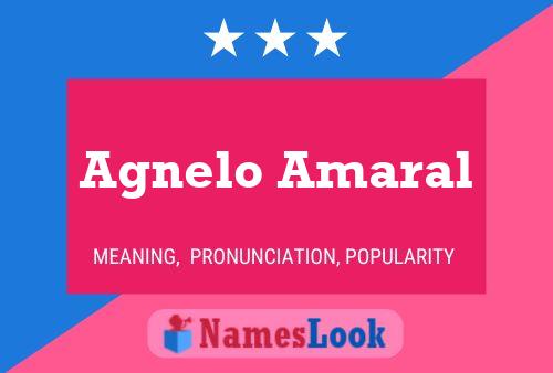 Постер имени Agnelo Amaral