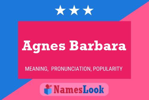 Постер имени Agnes Barbara