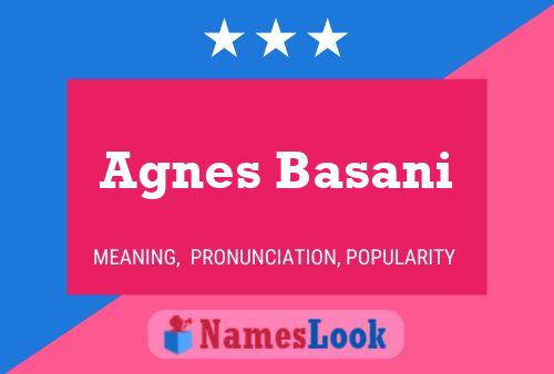 Постер имени Agnes Basani