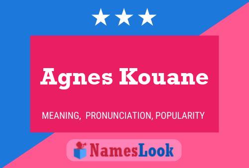 Постер имени Agnes Kouane