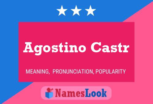 Постер имени Agostino Castr