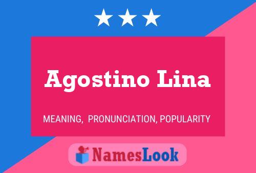 Постер имени Agostino Lina