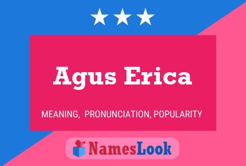 Постер имени Agus Erica