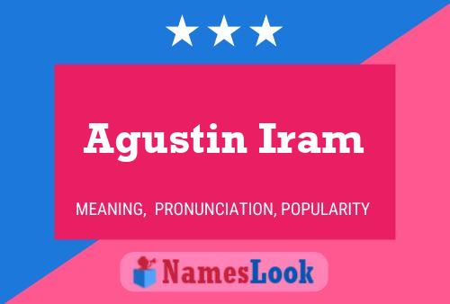 Постер имени Agustin Iram