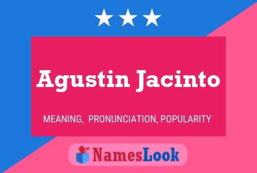 Постер имени Agustin Jacinto