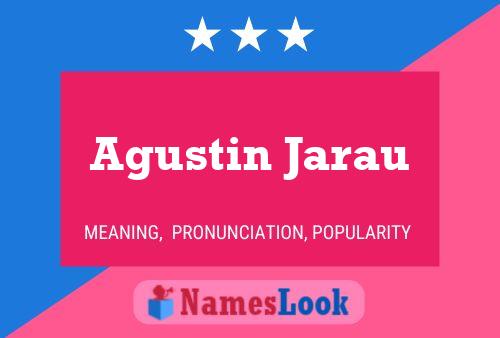 Постер имени Agustin Jarau