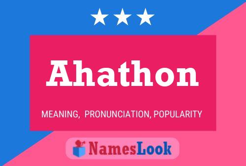 Постер имени Ahathon