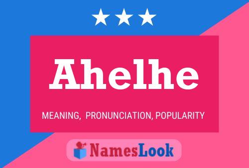 Постер имени Ahelhe