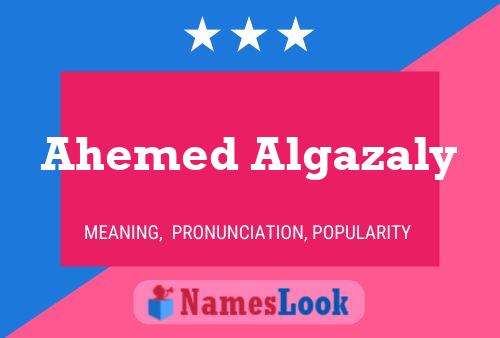 Постер имени Ahemed Algazaly