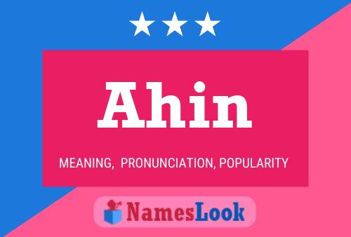 Постер имени Ahin