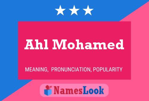 Постер имени Ahl Mohamed