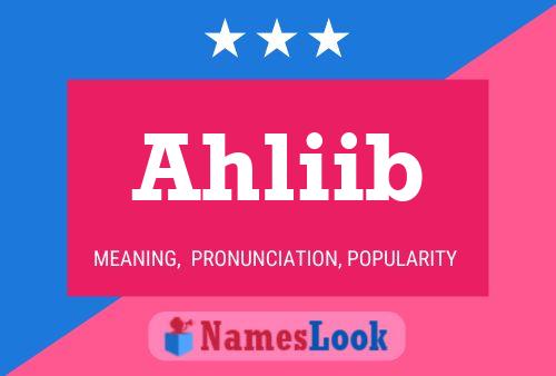 Постер имени Ahliib