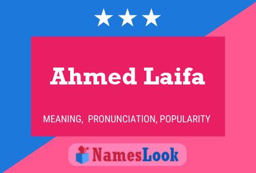 Постер имени Ahmed Laifa