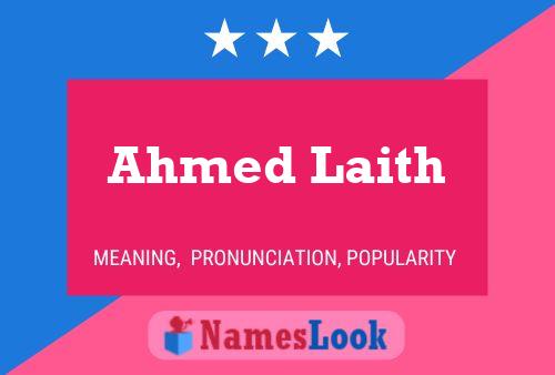 Постер имени Ahmed Laith