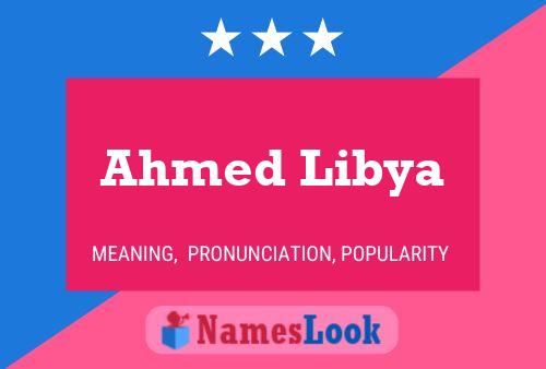 Постер имени Ahmed Libya