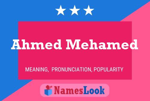 Постер имени Ahmed Mehamed