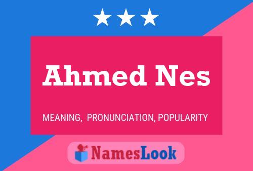 Постер имени Ahmed Nes