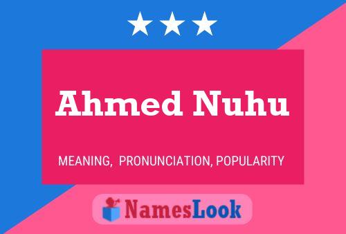 Постер имени Ahmed Nuhu