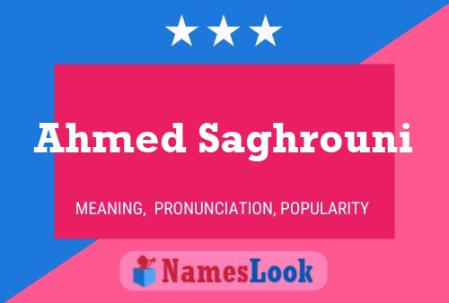 Постер имени Ahmed Saghrouni