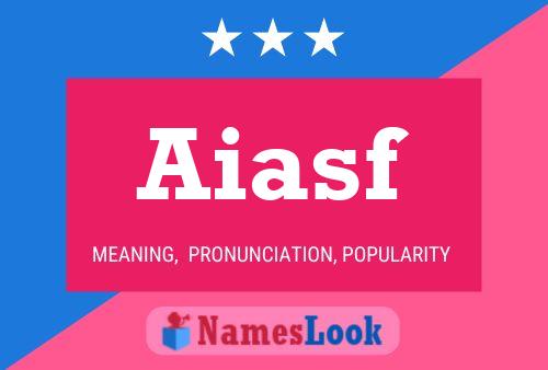 Постер имени Aiasf