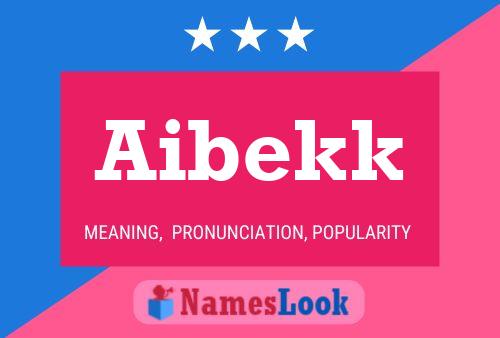 Постер имени Aibekk