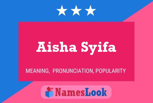 Постер имени Aisha Syifa