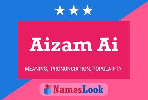 Постер имени Aizam Ai