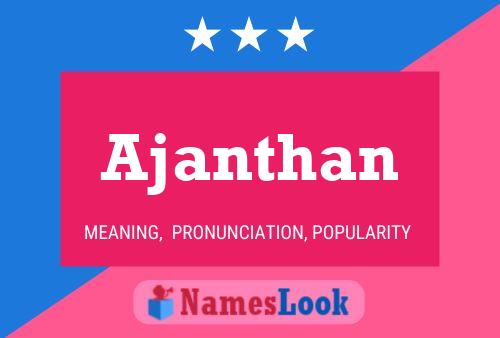 Постер имени Ajanthan