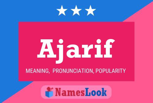 Постер имени Ajarif