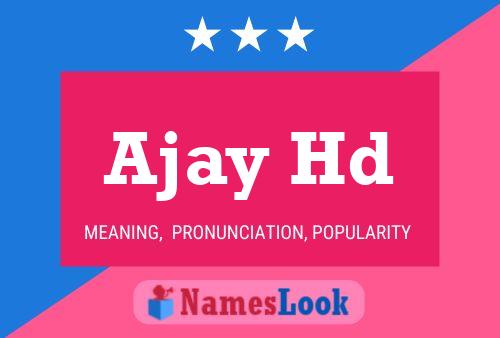 Постер имени Ajay Hd