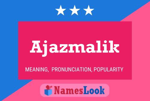 Постер имени Ajazmalik