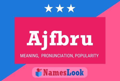 Постер имени Ajfbru