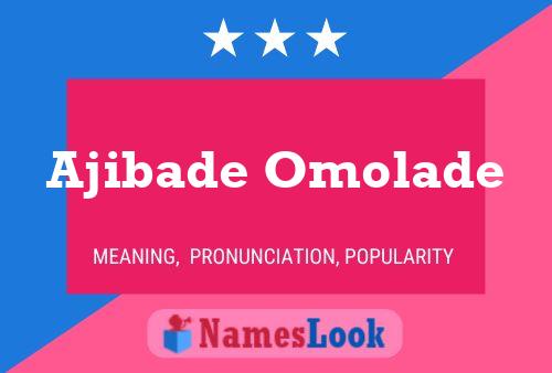 Постер имени Ajibade Omolade